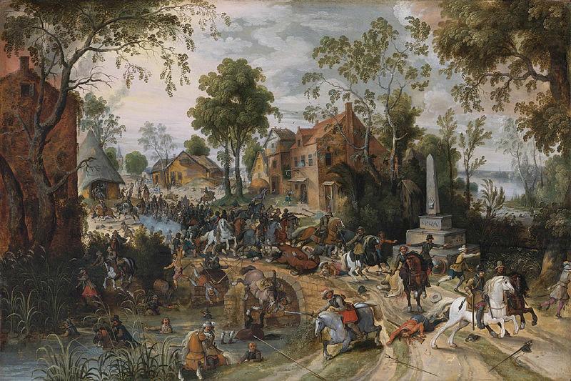 Sebastiaen Vrancx The Battle of Stadtlohn china oil painting image